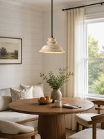 Noralin Travertine Pendant Light – Hand-Carved Natural Stone Lamp
