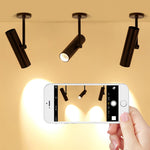 Norano Modern LED Ceiling Light in Black or White