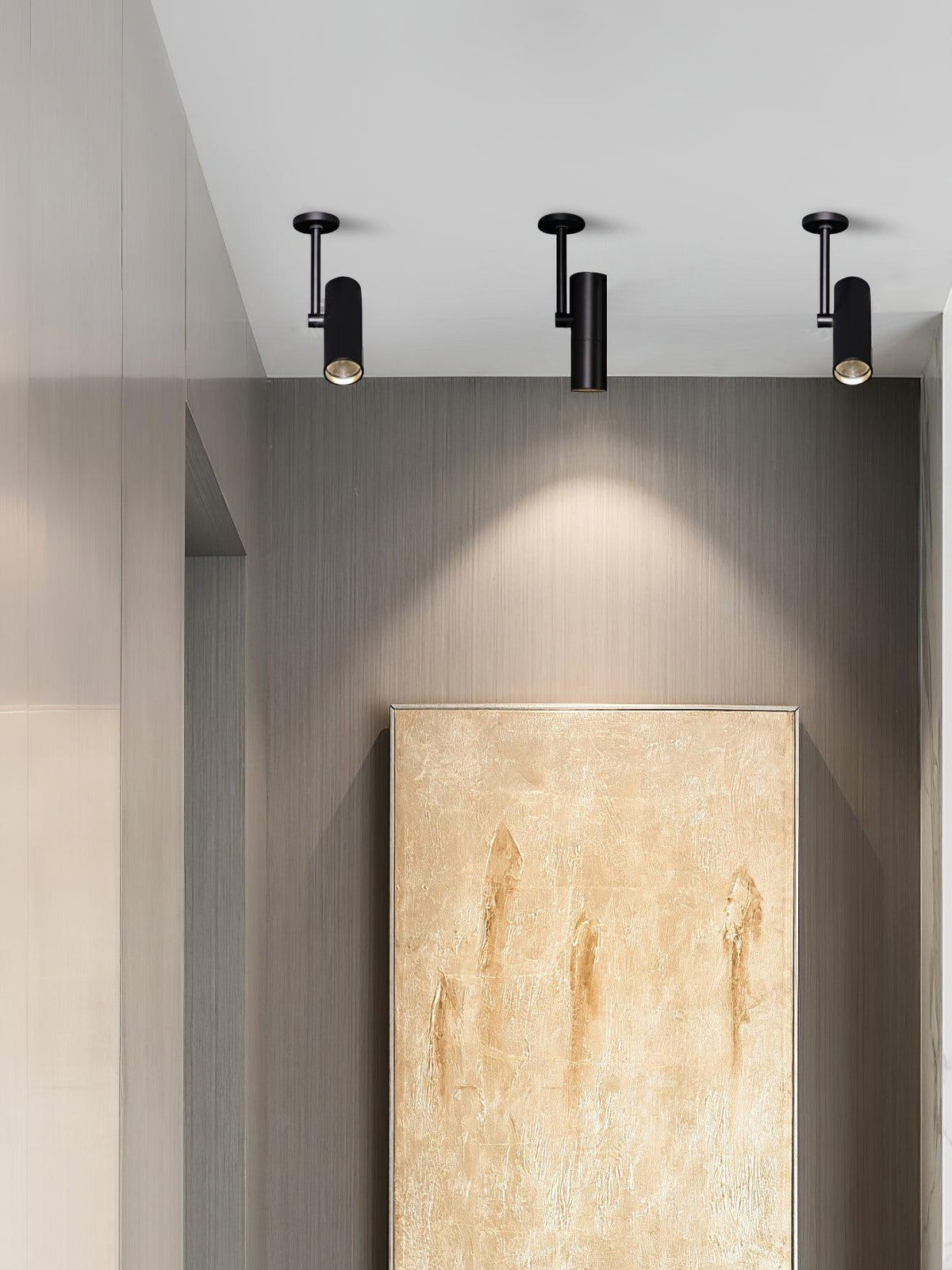 Norano Modern LED Ceiling Light in Black or White