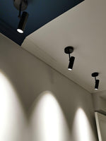 Norano Modern LED Ceiling Light in Black or White