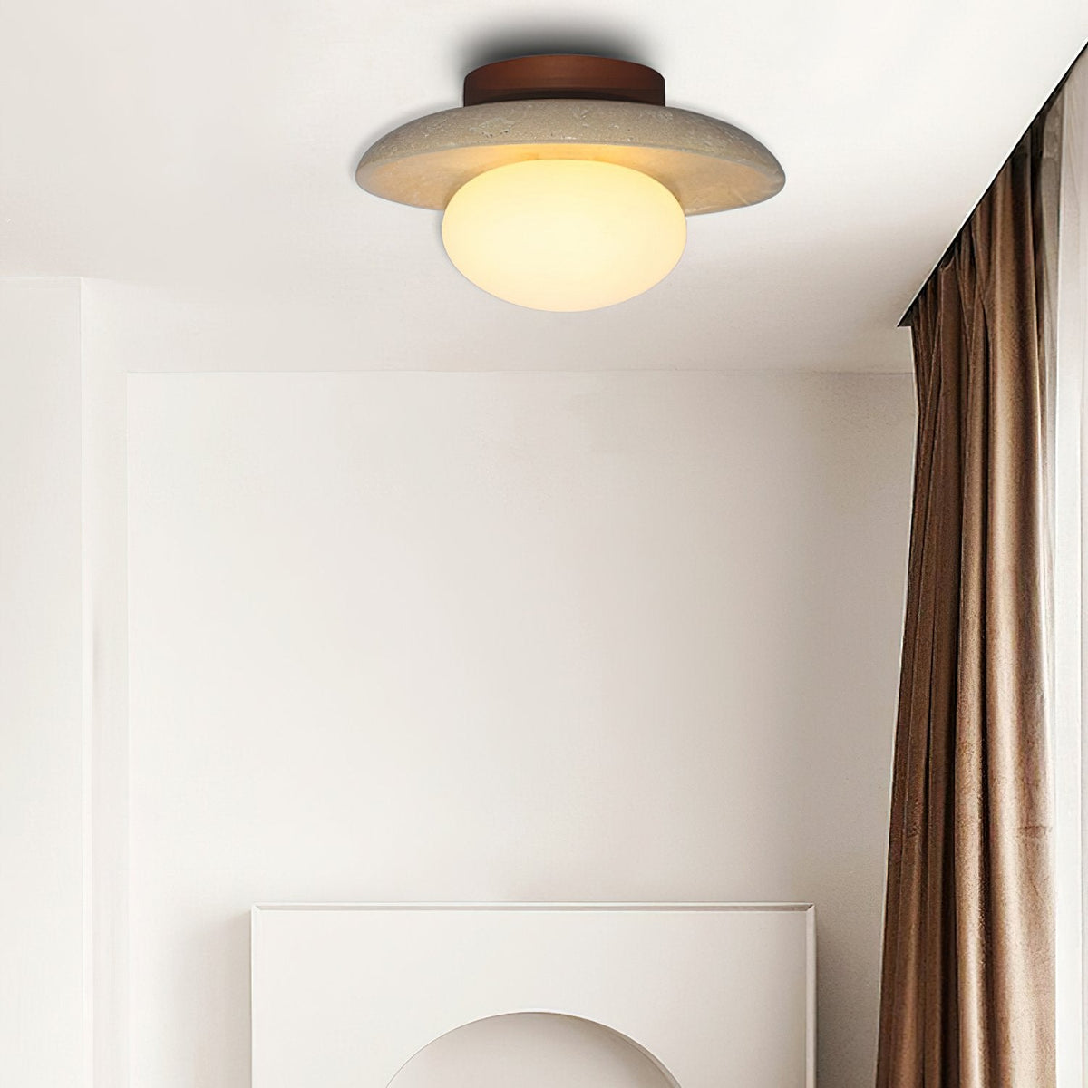 Nordic Wooden Ceiling Lamp