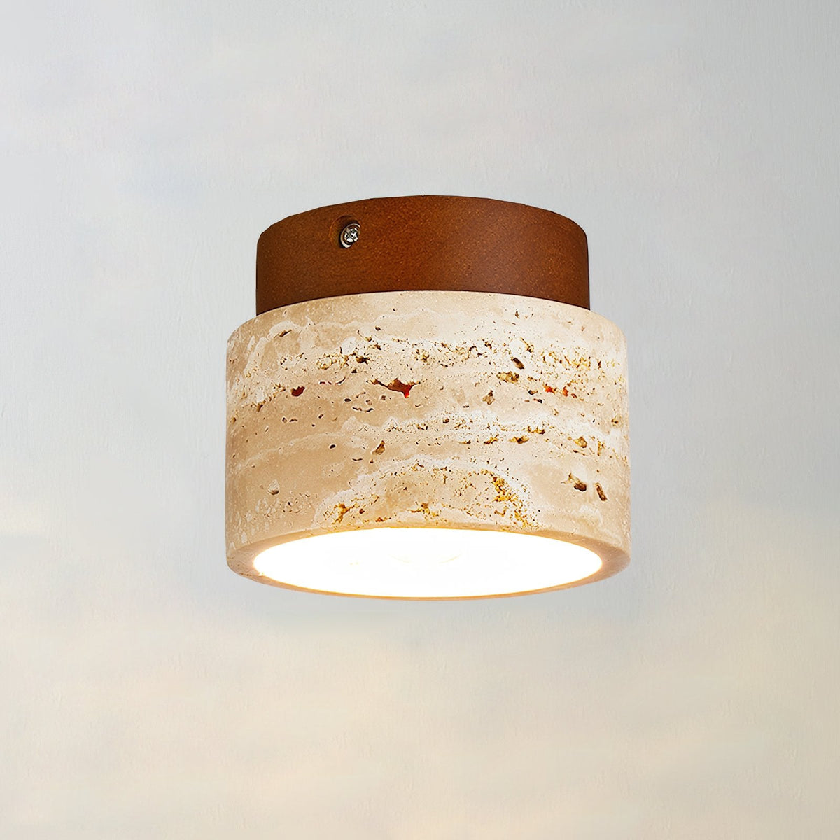 Nordic Wooden Ceiling Lamp