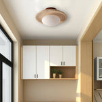 Nordic Wooden Ceiling Lamp