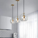 Modern Chic Spherical Glass Pendant Light