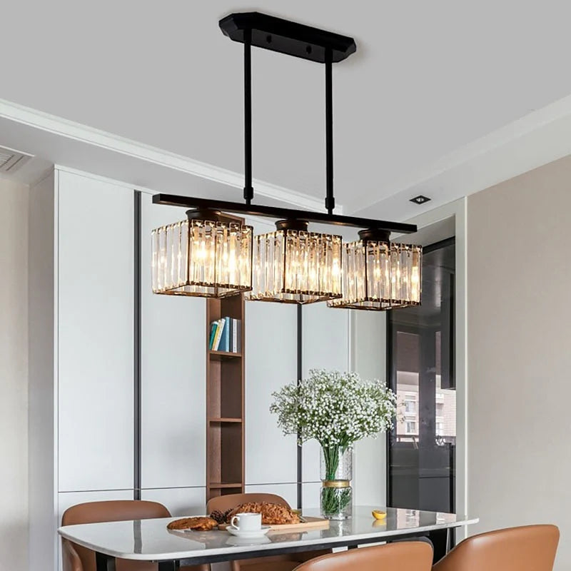 Nordic Multi Head Glass Chandelier