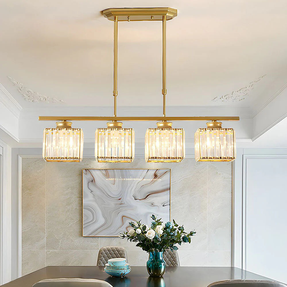 Nordic Multi Head Glass Chandelier