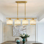 Nordic Multi Head Glass Chandelier