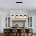 Nordic Multi Head Glass Chandelier