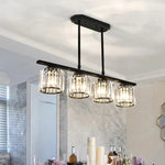 Nordic Multi Head Glass Chandelier