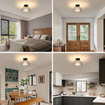 Modern Nordic Simple Globular Glass Pendant Light