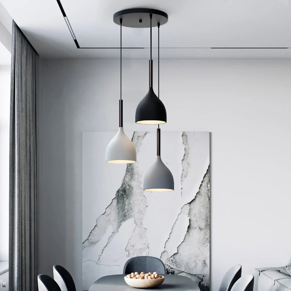 Baking Paint Iron Pendant Light