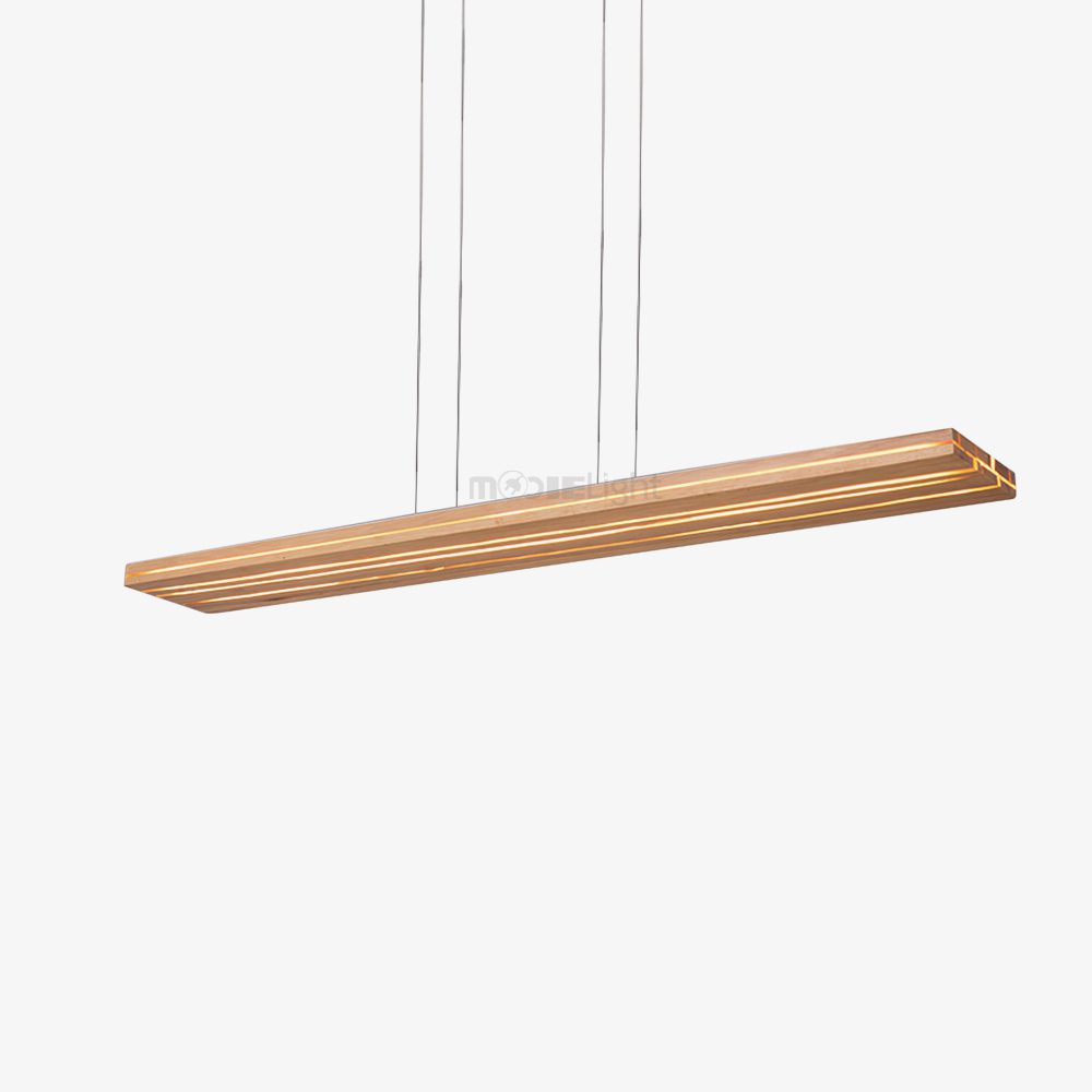 Nordic Cracked Wood Pendant Light