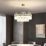 Nordic Crown Crystal Chandelier
