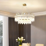 Nordic Crown Crystal Chandelier