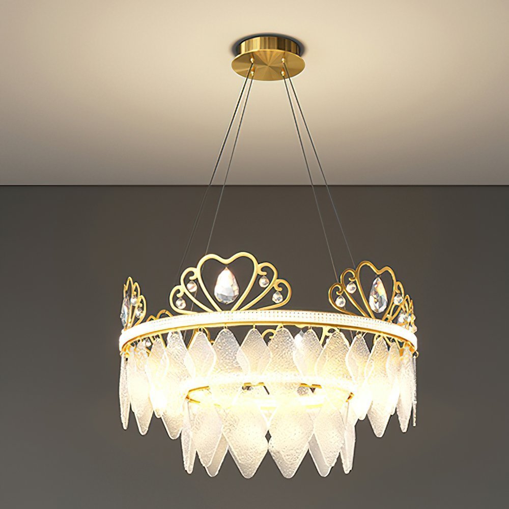 Nordic Crown Crystal Chandelier