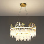 Nordic Crown Crystal Chandelier