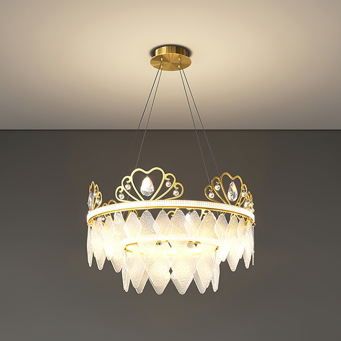 Nordic Crown Crystal Chandelier