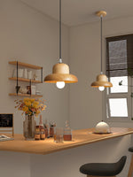 Nordic Hat Wood Pendant Lamp