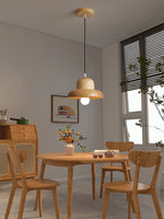 Nordic Hat Wood Pendant Lamp