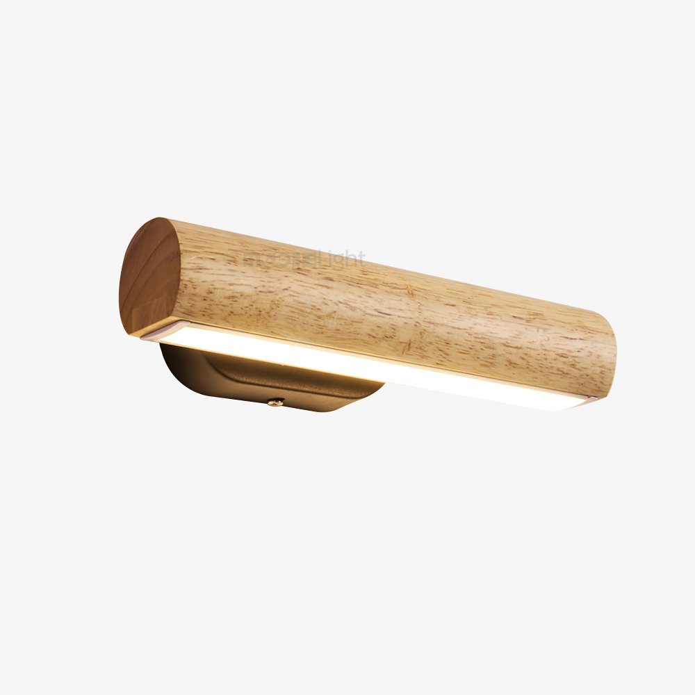 Nordic Minimalist Wood Wall Lamp