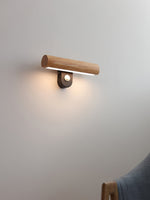 Nordic Minimalist Wood Wall Lamp