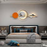 Nordic Mountain Deer Wall Lamp