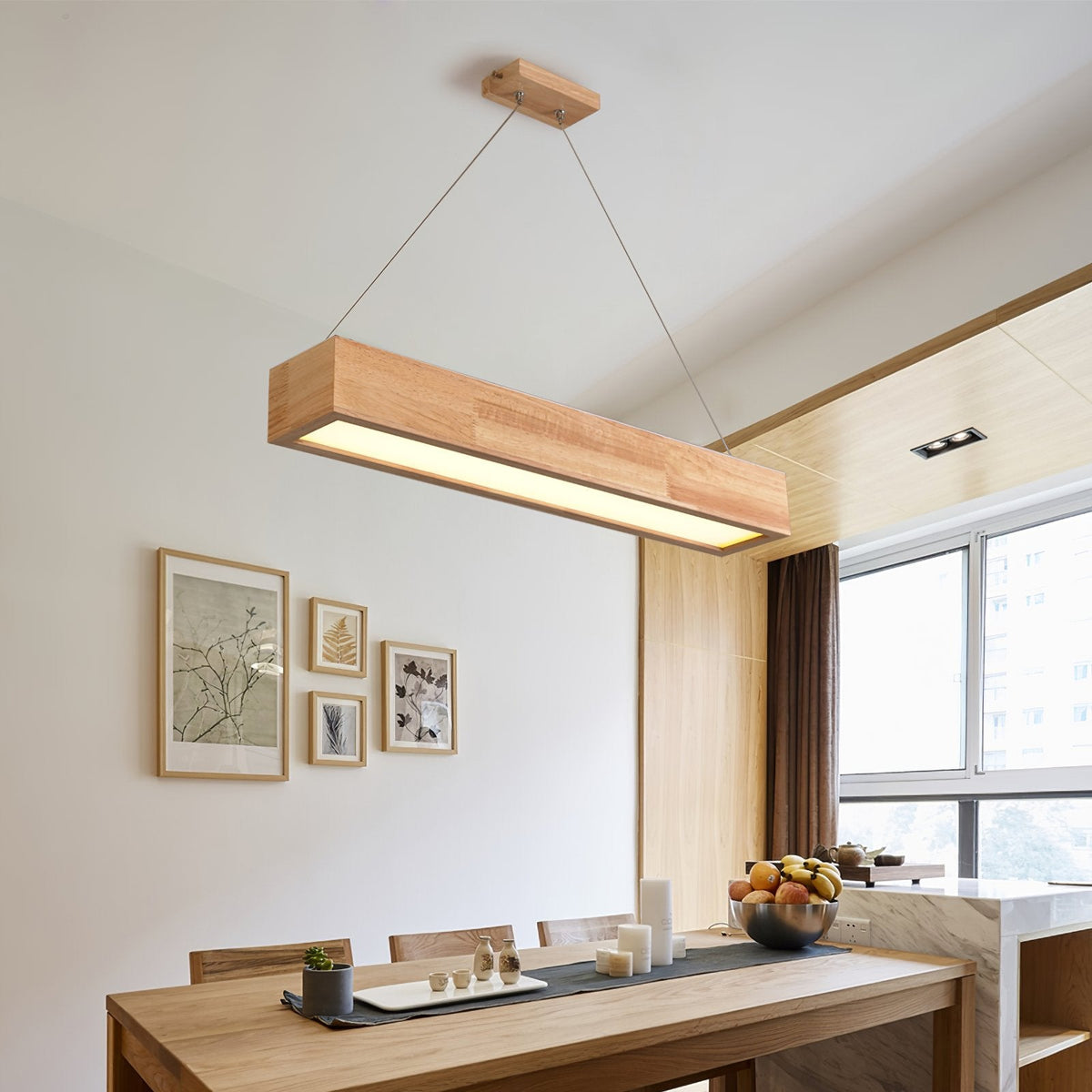 Nordic Rectangle Farmhouse Pendant Light