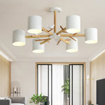 Nordic Tree Branches And Birds Chandelier