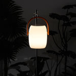 Noria Solar Outdoor Lantern – Portable LED Garden Light with Wood Handle