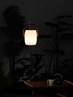 Noria Solar Outdoor Lantern – Portable LED Garden Light with Wood Handle