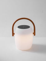 Noria Solar Outdoor Lantern – Portable LED Garden Light with Wood Handle