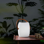Noria Solar Outdoor Lantern – Portable LED Garden Light with Wood Handle