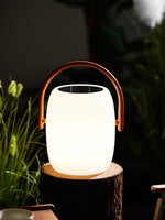Noria Solar Outdoor Lantern – Portable LED Garden Light with Wood Handle