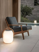 Noria Solar Outdoor Lantern – Portable LED Garden Light with Wood Handle