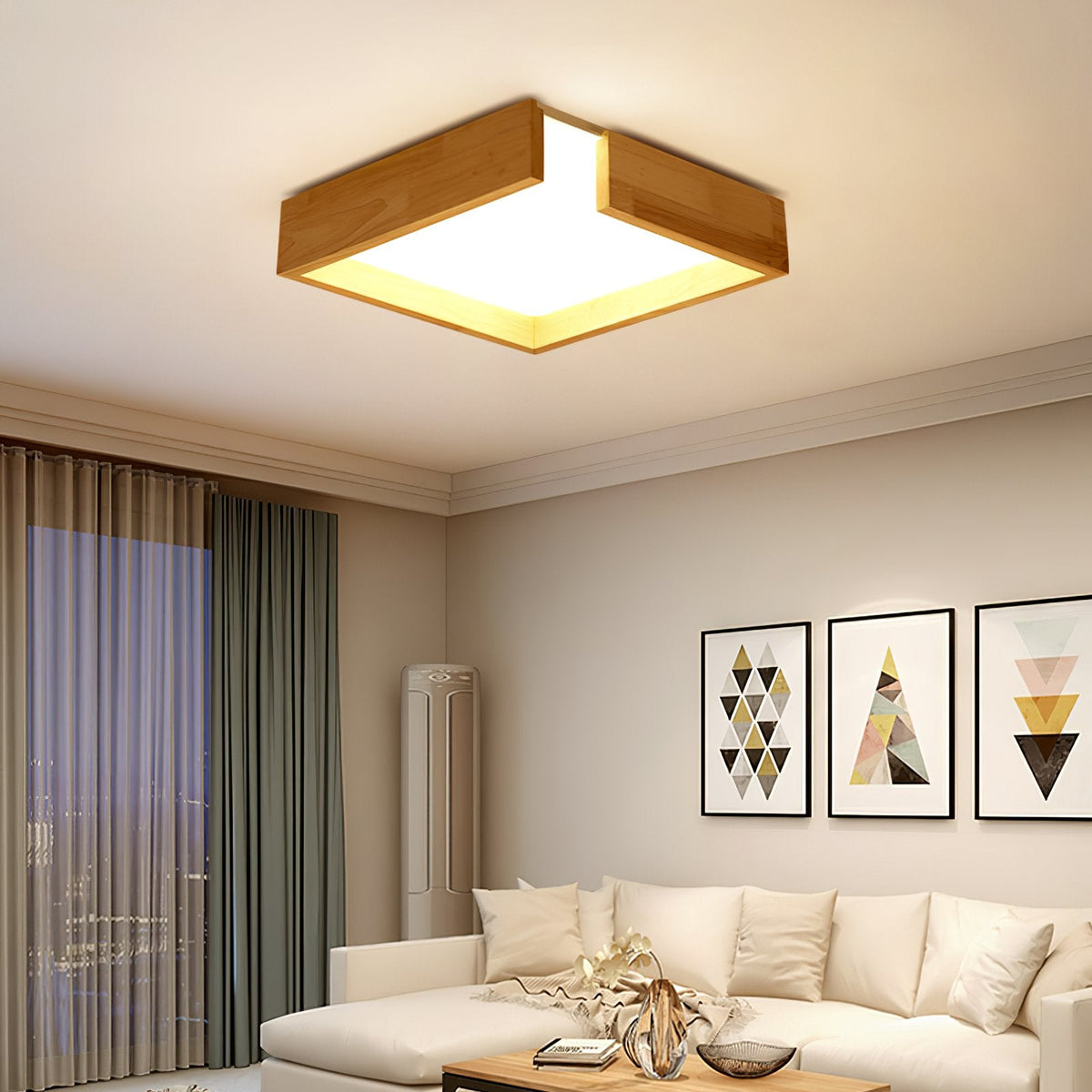 Notched Ceiling Light