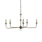 Elara Candle Chandelier – Modern Brass Candelabra Chandelier for Dining Room