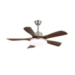 Nova Breeze Ceiling Fan Light with LED and Walnut Blades