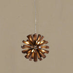 Nova Burst Wooden Chandelier – Modern Sculptural LED Pendant Light