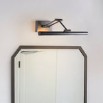 Noxmere Adjustable LED Vanity Wall Sconce in Black