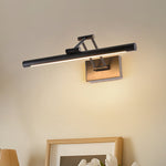 Noxmere Adjustable LED Vanity Wall Sconce in Black