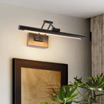 Noxmere Adjustable LED Vanity Wall Sconce in Black