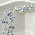 Nuggets Wall Sconce – Handblown Glass & Metal LED Wall Light