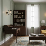 Nuvia Bird Wall Sconce in Brass and Glass | Designer Bedroom Lighting