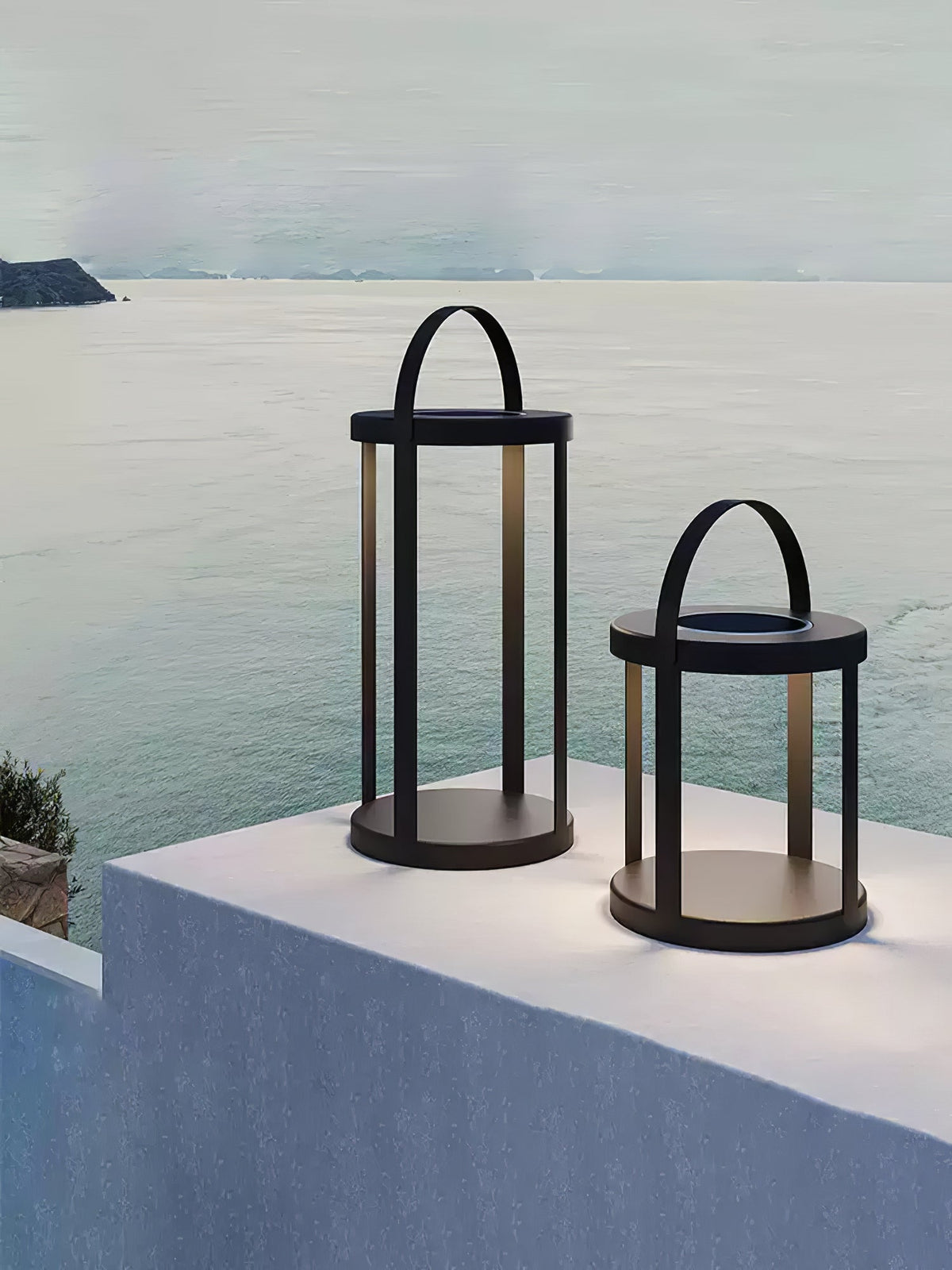 Nuvoro Portable LED Lantern for Outdoor & Indoor Use, Rechargeable Table Lamp