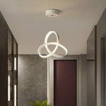 Overhead Lighting In The Passageway Of The Modern Minimalist Restaurant
