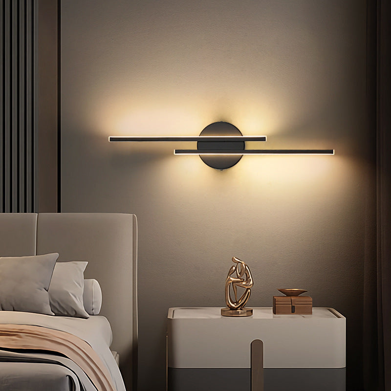 Led Atmosphere Laden Corridor Double Straight Line Wall Lamps