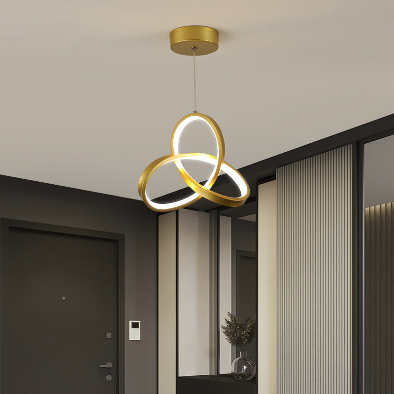 Overhead Lighting In The Passageway Of The Modern Minimalist Restaurant