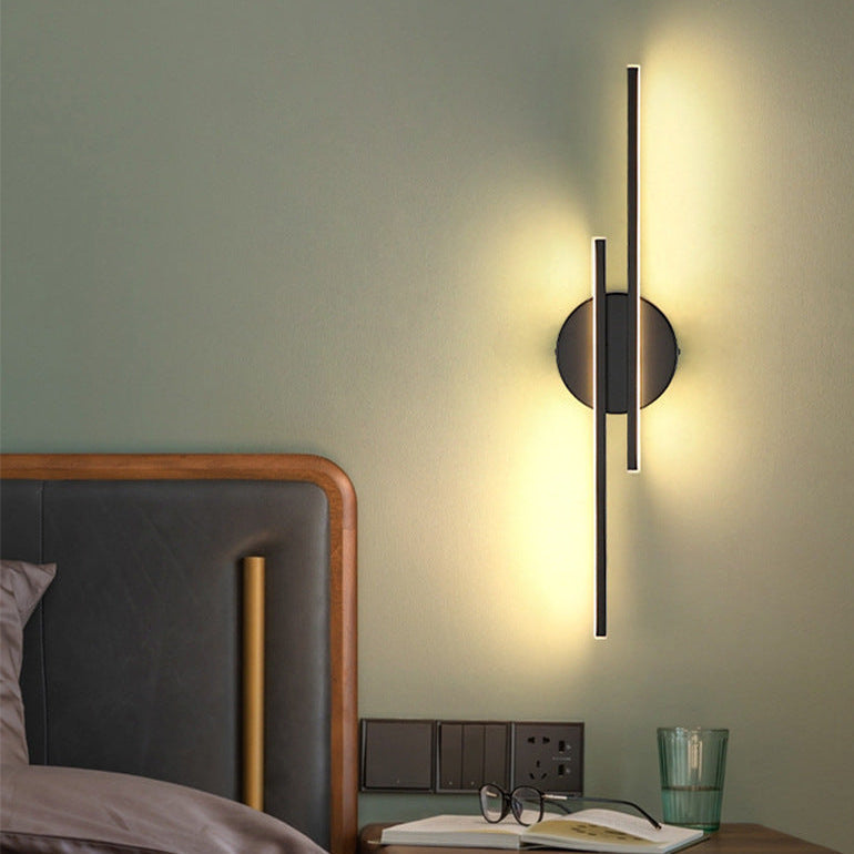 Led Atmosphere Laden Corridor Double Straight Line Wall Lamps