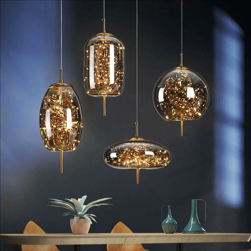 The Star Shaped Chandelier In The Nordic Restaurant