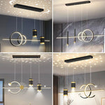Chandelier Style Table Lamp In The Dining Room